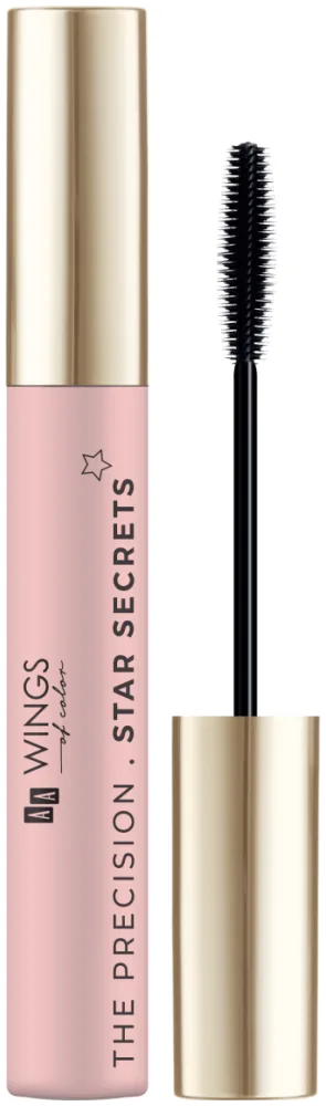 AA Wings Of Color The Precision Star Secrets Mascara de précision allongeant et volumateur Black 10 g