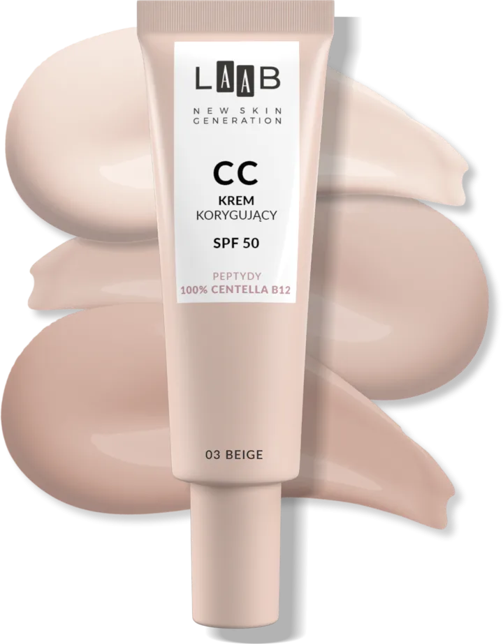 AA LAAB 100% Centella B12 CC crème correctrice SPF50 n° 03 Beige