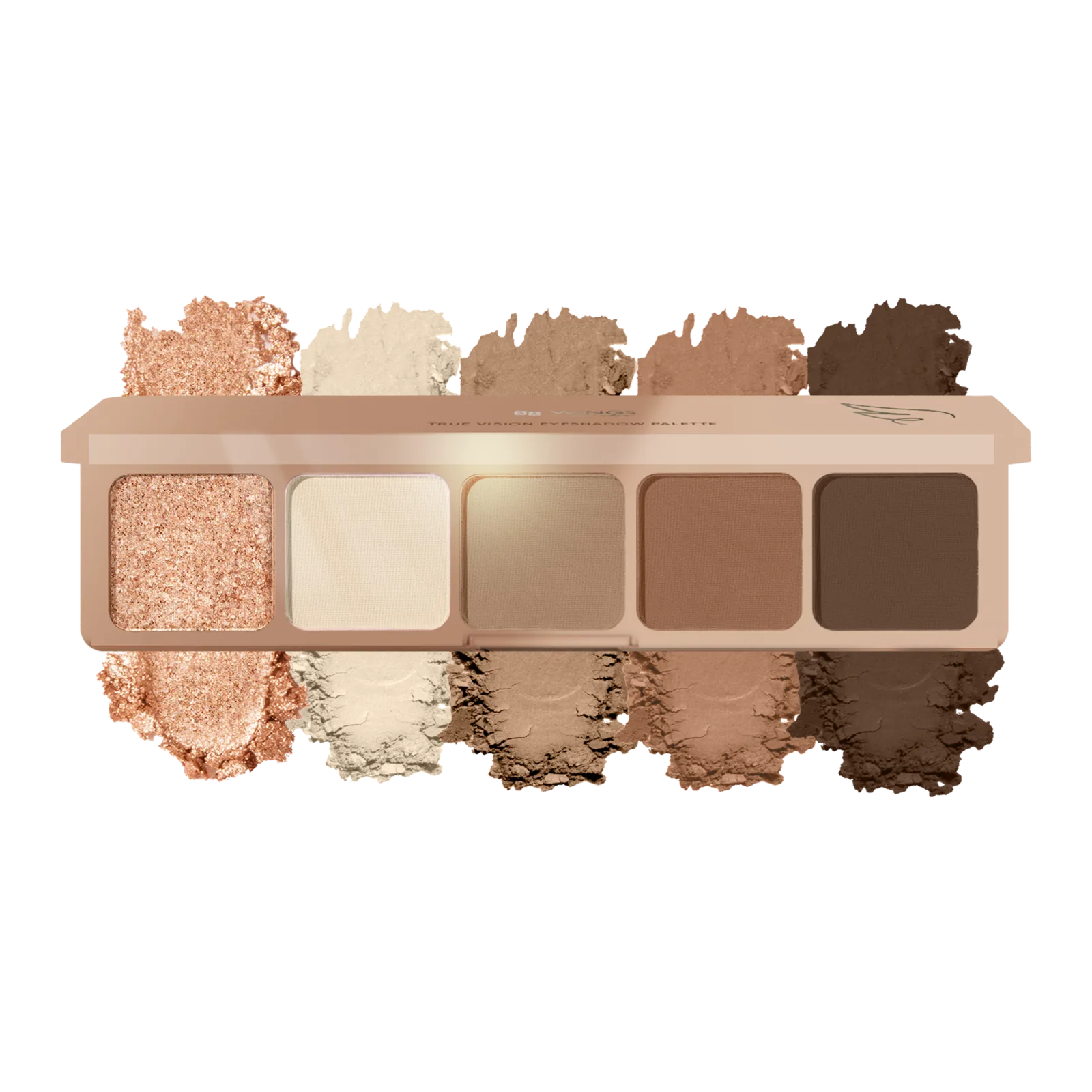 AA Wings Of Color Trust Your Wings True Vision Palette de fards à paupières 01 Grounded 7 g