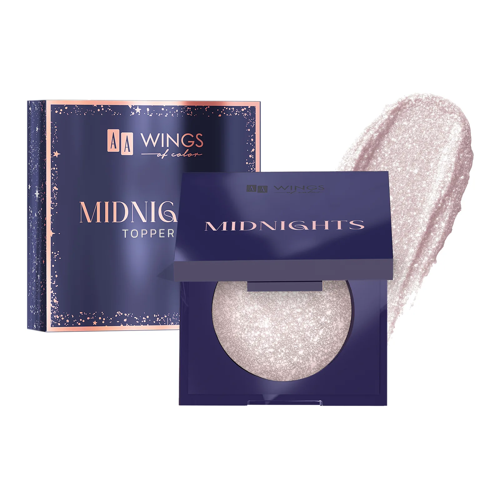 AA Wings Of Color Midnights Topper pour les yeux 02 Moonbeam 3,6 g