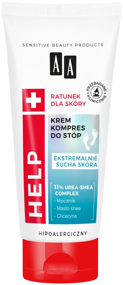 AA Help Crème-compresse nourrissante pour les pieds 75 ml