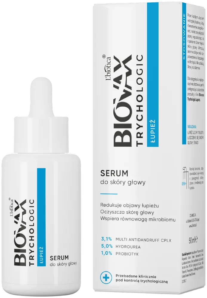 BIOVAX Trychologic Sérum antipelliculaire pour le cuir chevelu 50 ml