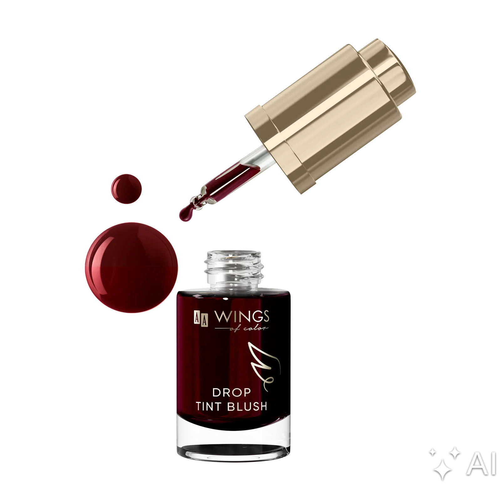 AA Wings Of Color Trust Your Wings Drop Tint Blush Blush liquide en gouttes 02 Cheek Affair 4,5 ml