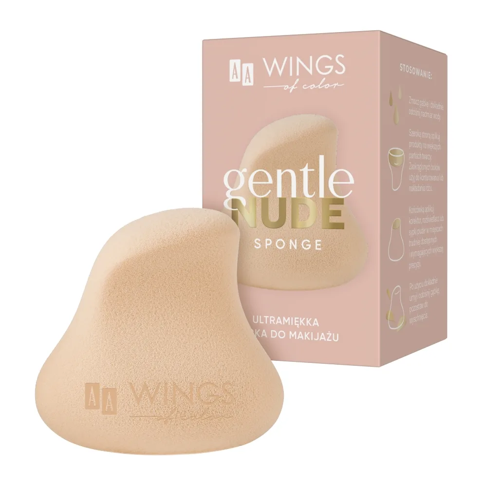 AA Wings of Color Gentle Nude Éponge de maquillage ultra-douce