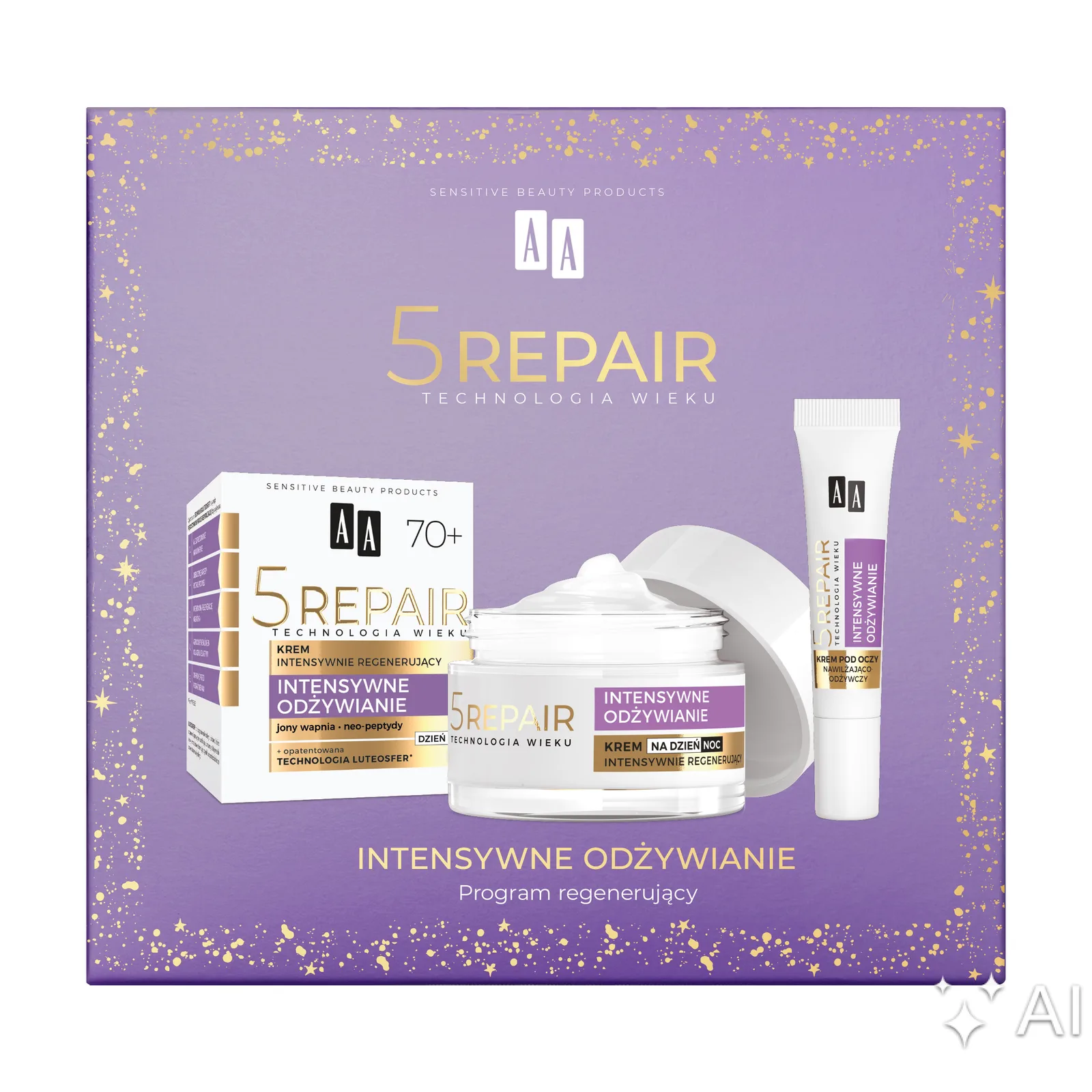Coffret AA Technologia Wieku 5 Repair 70+ Soin doré