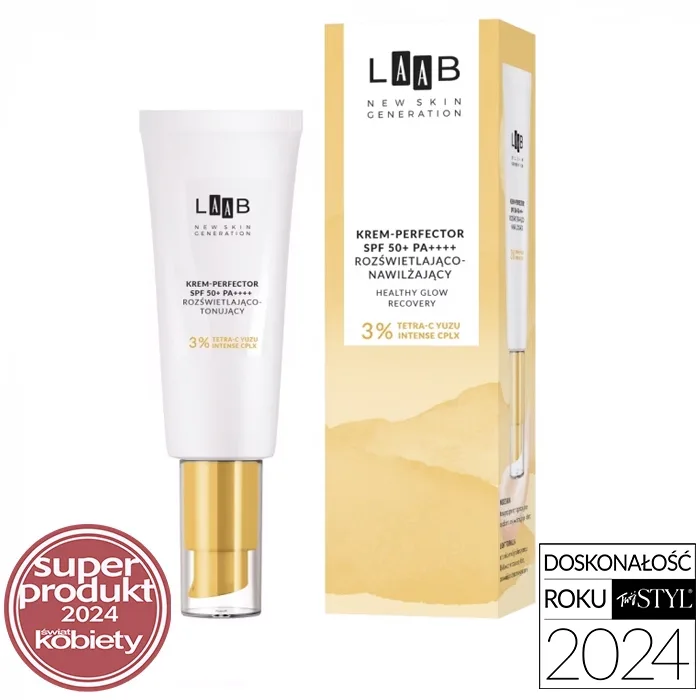 AA LAAB Tetra-C Yuzu Crème perfectrice SPF50 PA++++ illuminatrice et hydratante 40 ml