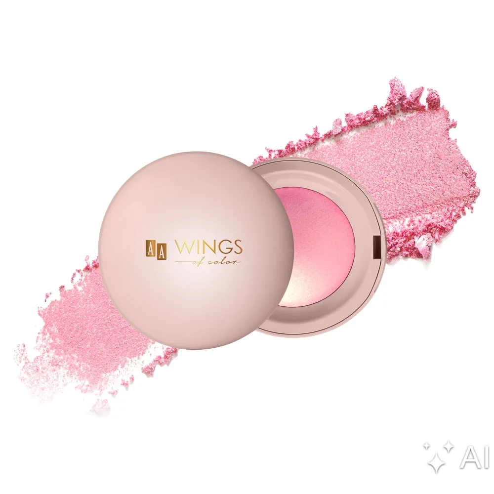 AA Wings of Color Power of Glow Blush illuminateur 01 Sunset Rose 4 g