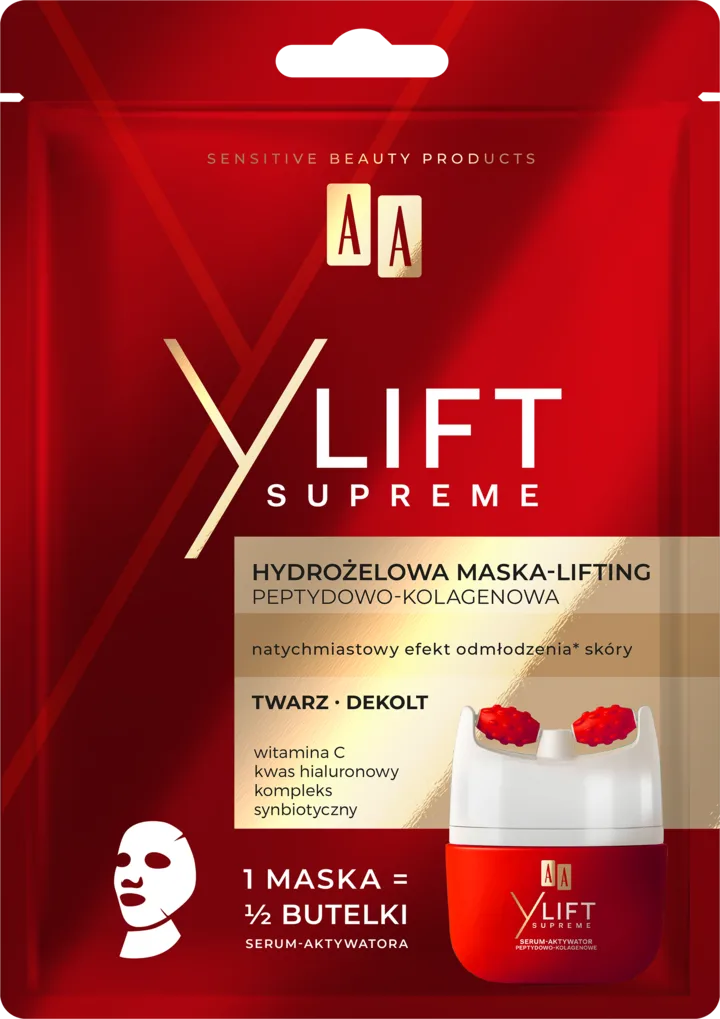 AA Y Lift Supreme Masque hydrogel liftant aux peptides et au collagène