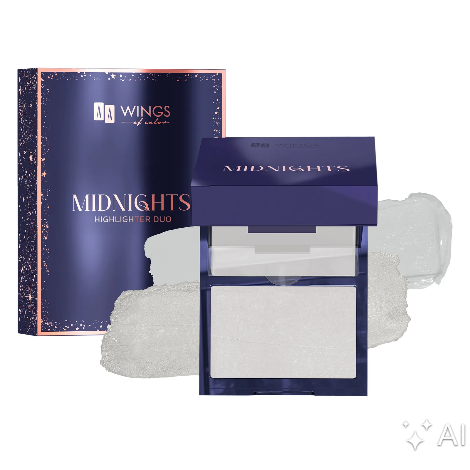AA Wings Of Color Midnights Duo enlumineur 3,2 g + 4 g