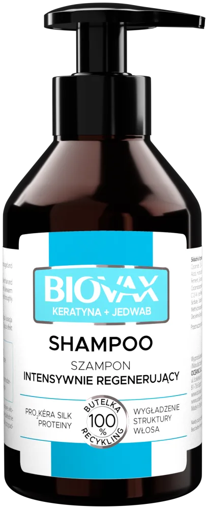 BIOVAX Shampooing Kératine + Soie 200 ml