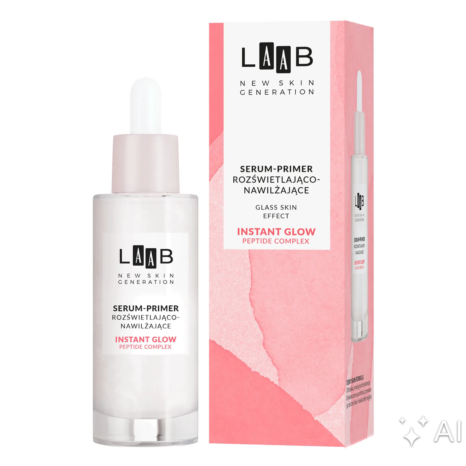 AA LAAB Glass Skin Sérum-base de maquillage illuminateur et hydratant 30 ml