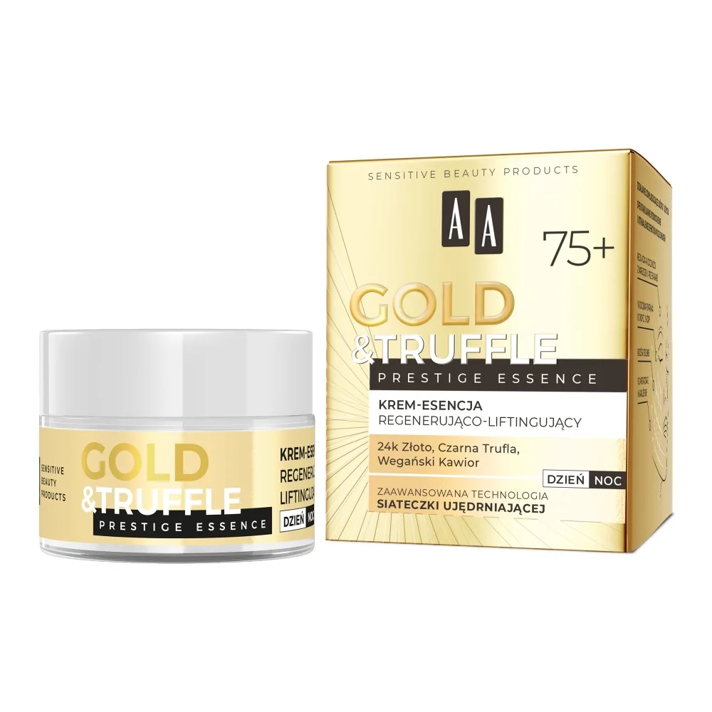 AA GOLD & TRUFFLE PRESTIGE ESSENCE 75+ Regenerująco-liftingujący krem-esencja 50 ml
