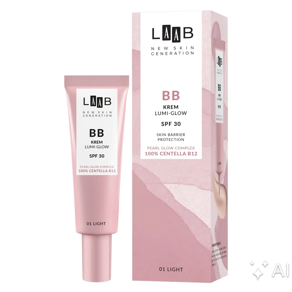 AA LAAB 100% Centella B12 BB crème Lumi-Glow SPF30 01 Light 30 ml