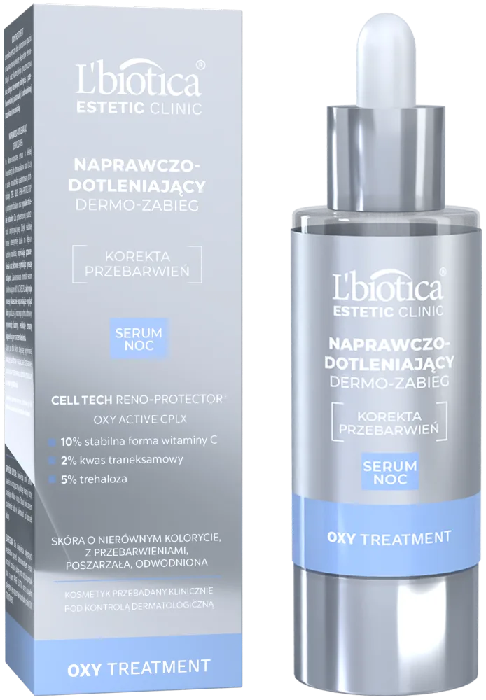 L’BIOTICA Estetic Clinic OXY Treatment Dermo-soin sérum de nuit réparateur et oxygénant 30 ml