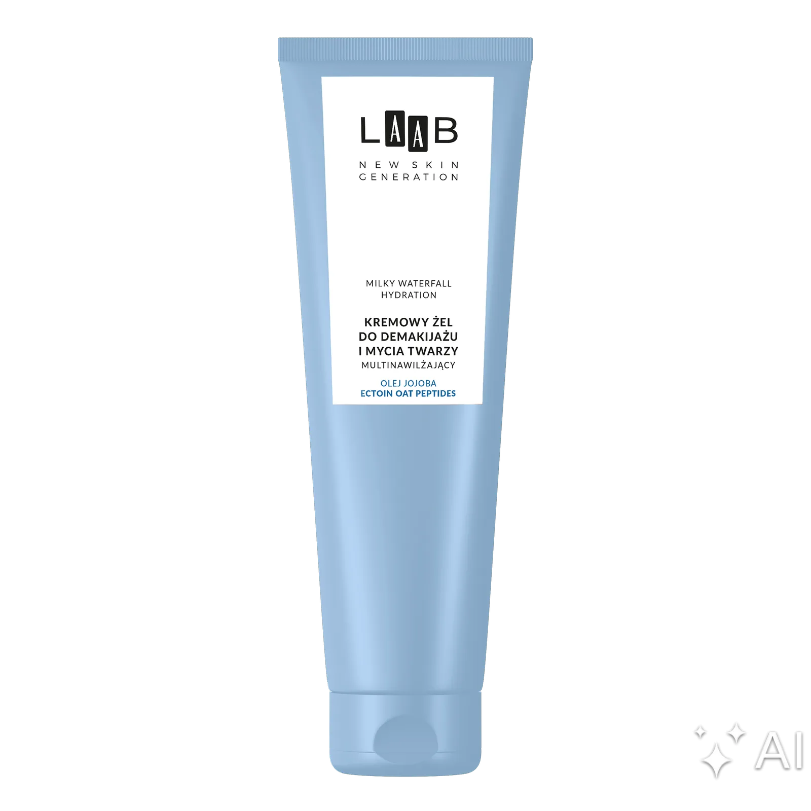 AA LAAB Milky Waterfall Hydration All-In-One Gel crémeux démaquillant et nettoyant visage multi-hydratant 150 ml