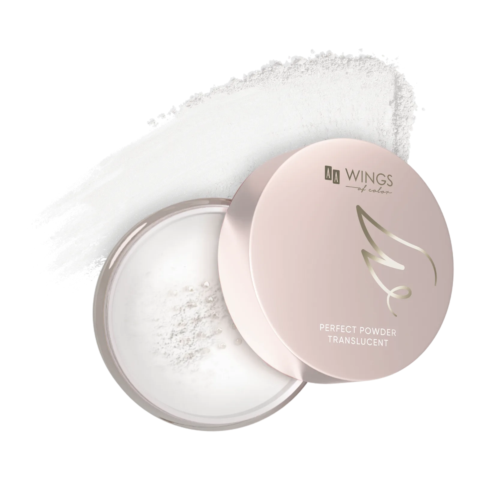 AA Wings Of Color Trust Your Wings Perfect Translucent Powder Poudre libre transparente 4,8 g