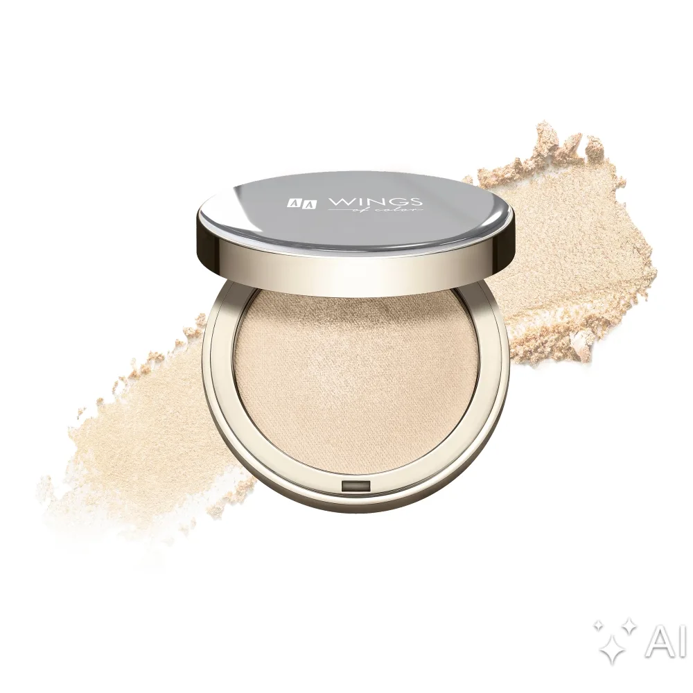 AA Wings of Color Glass Highlighter Enlumineur effet miroir 01 Champagne Glow 8 g