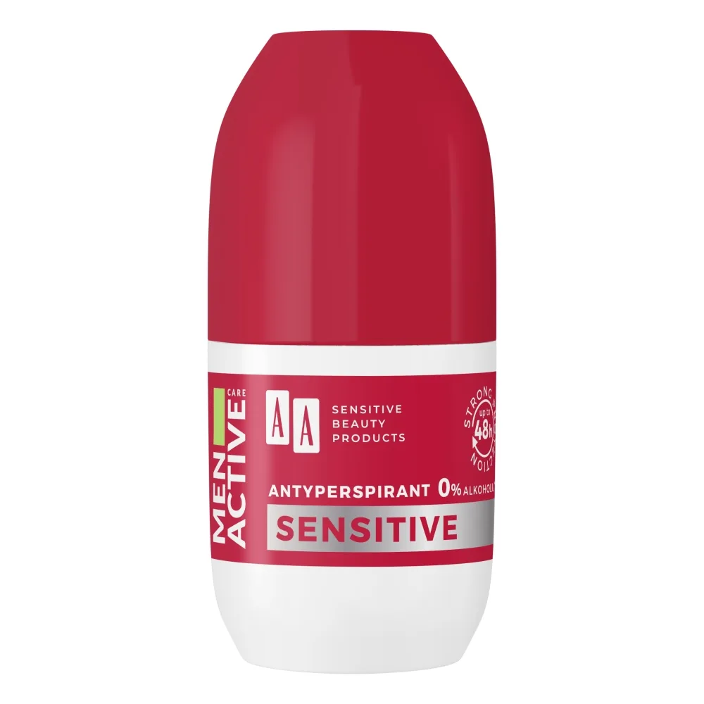 AA Men Active Care Antitranspirant roll-on sensitive 50 ml