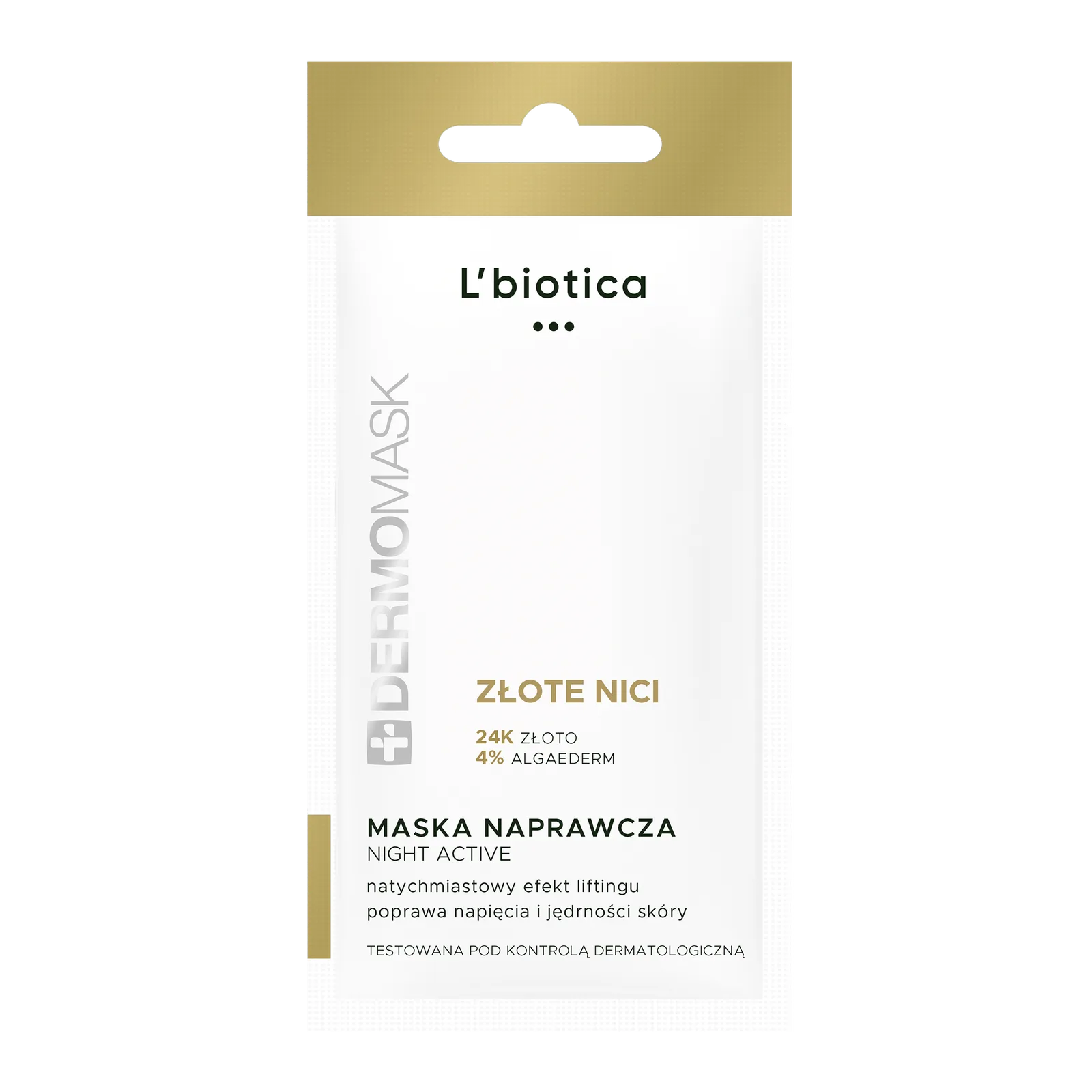 L’BIOTICA Dermomask Night Active Fils d’or 12 ml