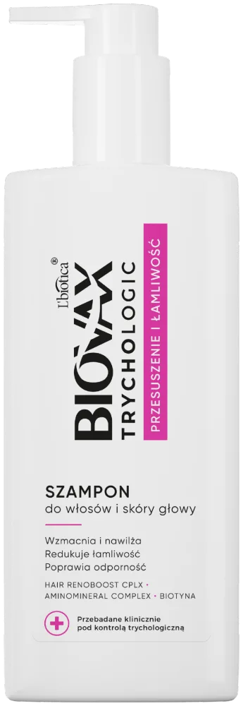BIOVAX Trychologic Shampooing pour cheveux et cuir chevelu secs et fragiles 200 ml