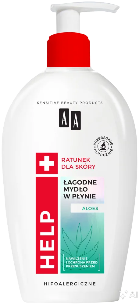 AA Help Savon liquide doux à l’ALOÈS 300 ml