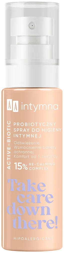 AA Intymna Active-Biotic Spray probiotique pour l’hygiène intime 100 ml