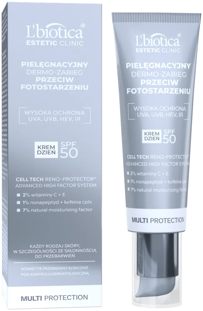 L'BIOTICA Estetic Clinic MULTI Protection Dermo-soin : crème de jour SPF50 35 ml