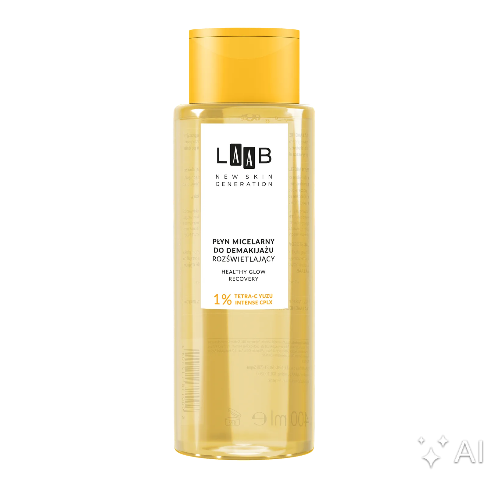AA LAAB Tetra-C Yuzu Eau micellaire démaquillante illuminatrice 400 ml