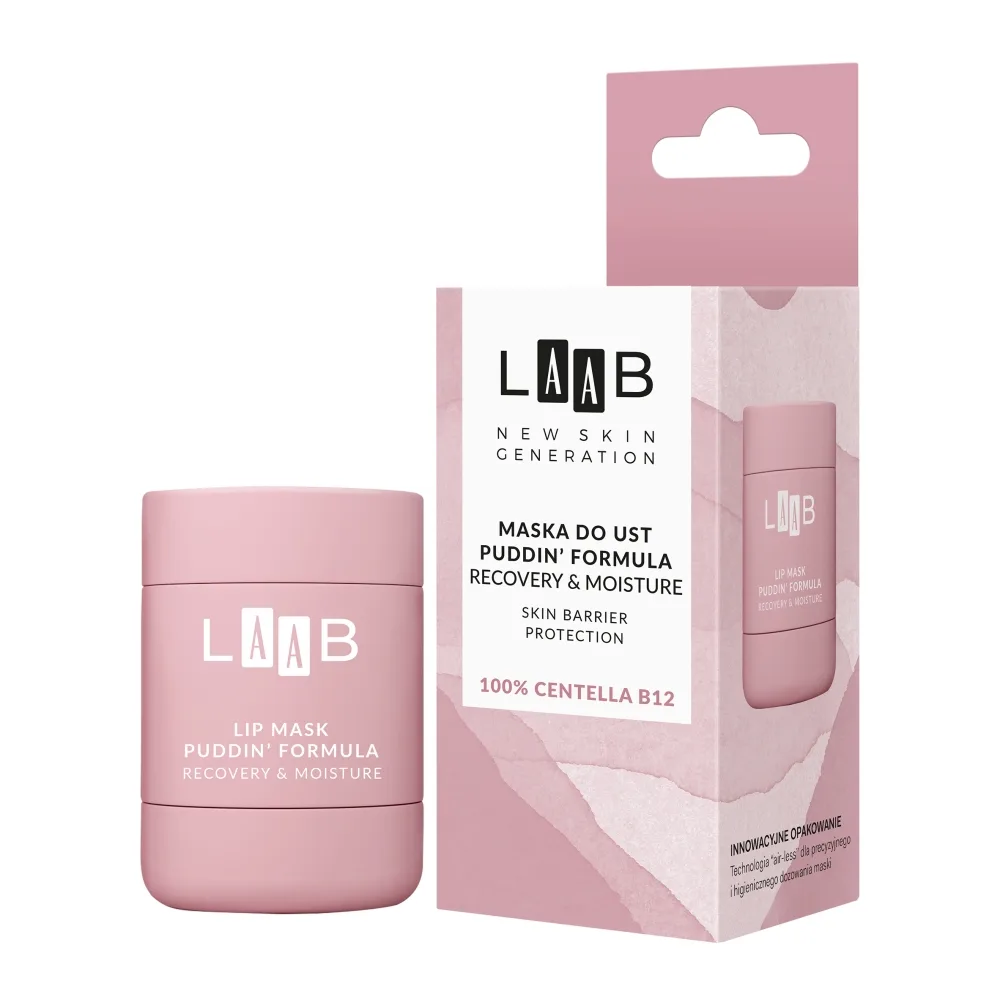 AA LAAB 100% Centella B12 Maska do ust Puddin' Formula Recovery&Moisture 15g