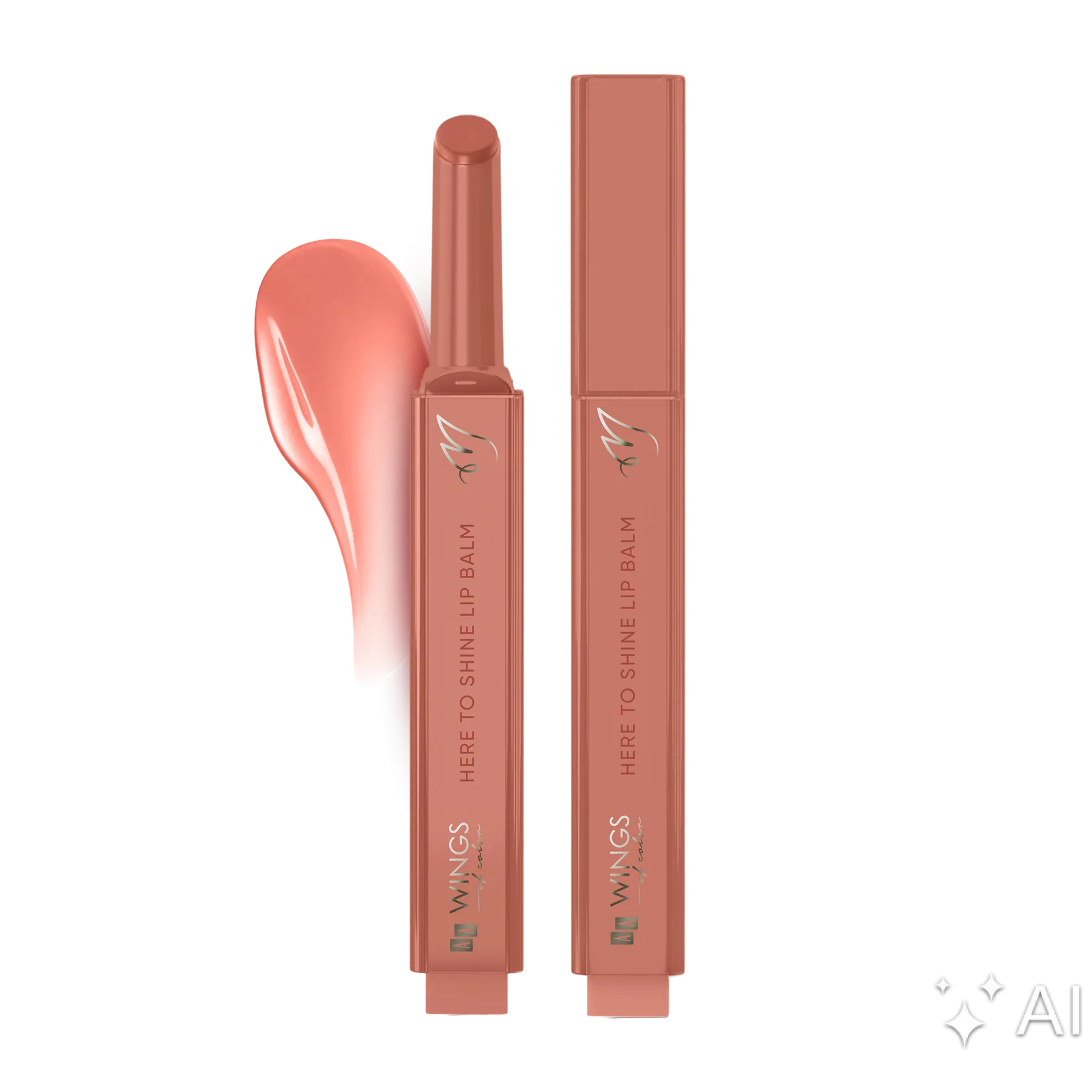 AA Wings Of Color Trust Your Wings Here To Shine Baume à lèvres brillant 02 Coral Standout 2 g