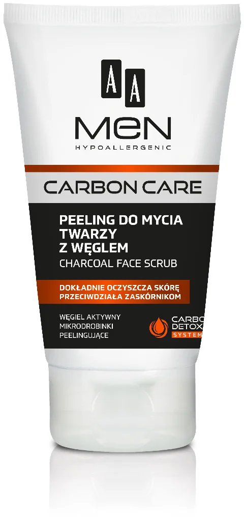 AA MEN CARBON CARE Gommage nettoyant visage au charbon 150 ml