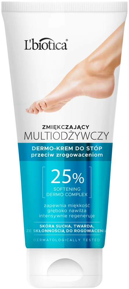 L’BIOTICA Dermo-crème pieds assouplissante multinourrissante anti-callosités 100 ml