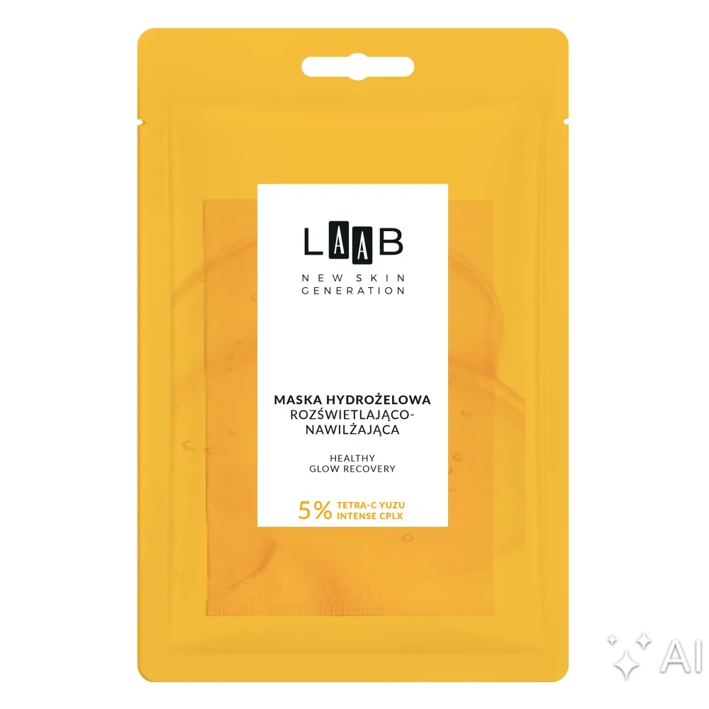 AA LAAB Tetra-C Yuzu Masque hydrogel illuminateur et hydratant 1 pièce