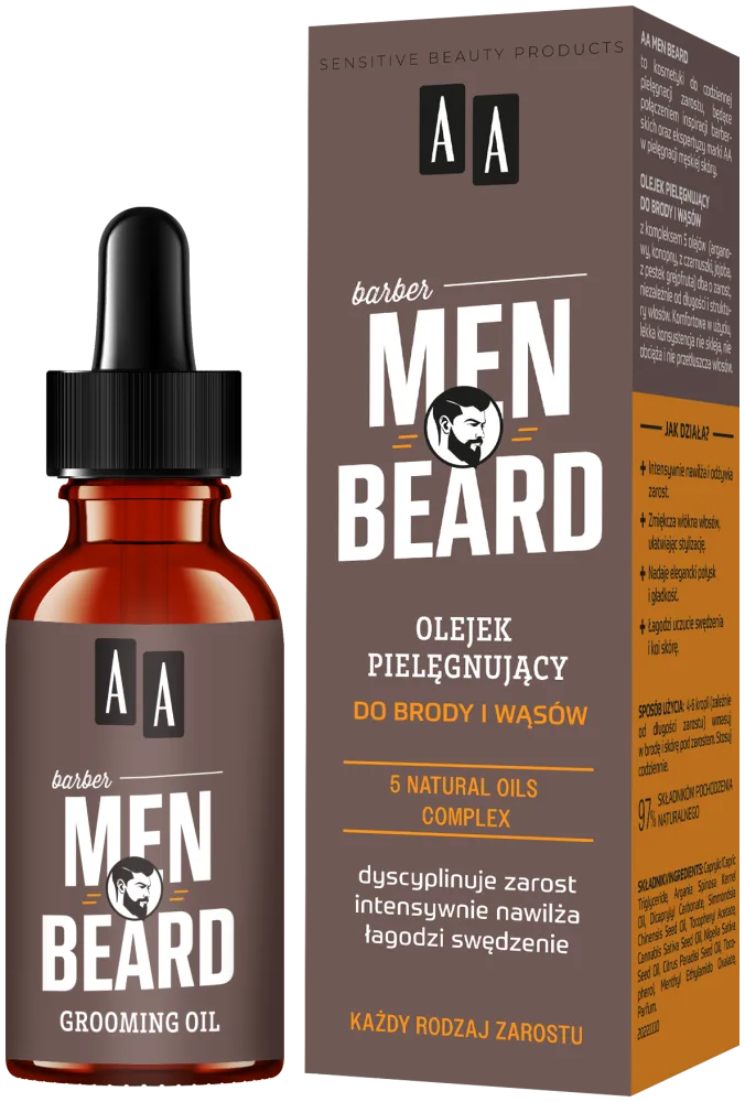 AA MEN Beard Huile de soin pour la barbe et la moustache 30 ml