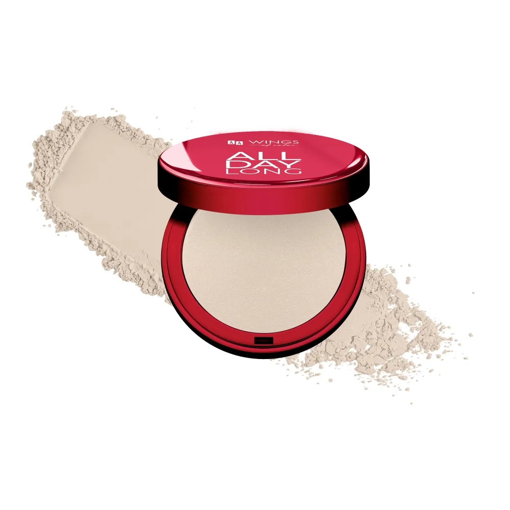 AA Wings of Color All Day Long Poudre compacte fixatrice 01 9 g