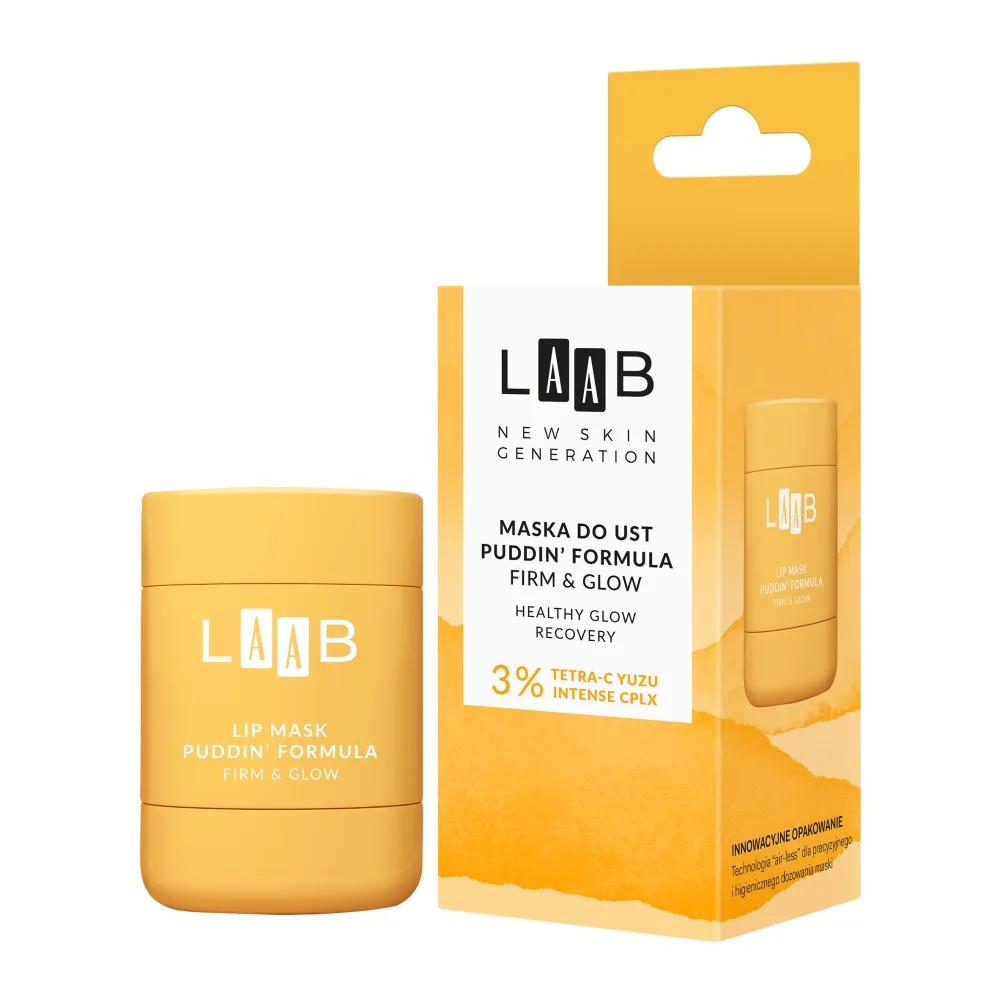 AA LAAB Tetra-C Yuzu Masque pour les lèvres Puddin' Formula Firm&Glow 15 g