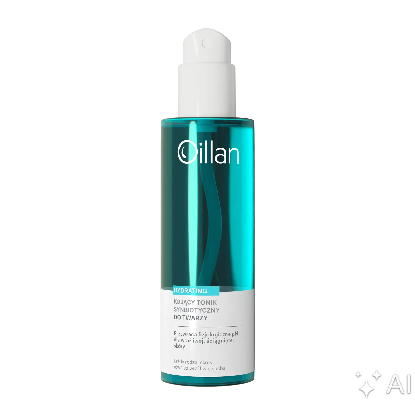 Oillan Hydrating Tonique visage synbiotique apaisant pour peaux sensibles 200 ml