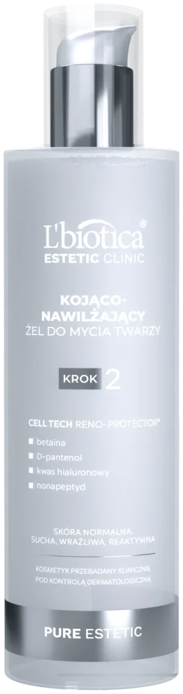 L'BIOTICA Estetic Clinic PURE Estetic Gel nettoyant visage apaisant et hydratant 200 ml