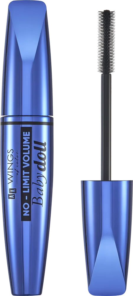 AA WINGS OF COLOR No Limit Volume Mascara Baby Doll Effet faux cils 6 g