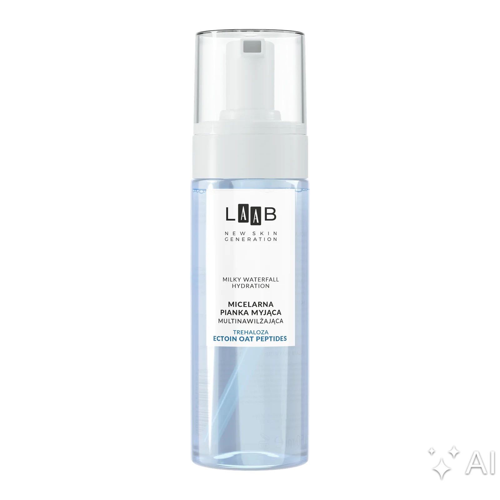AA LAAB Milky Waterfall Hydration Mousse nettoyante micellaire multi-hydratante 150 ml