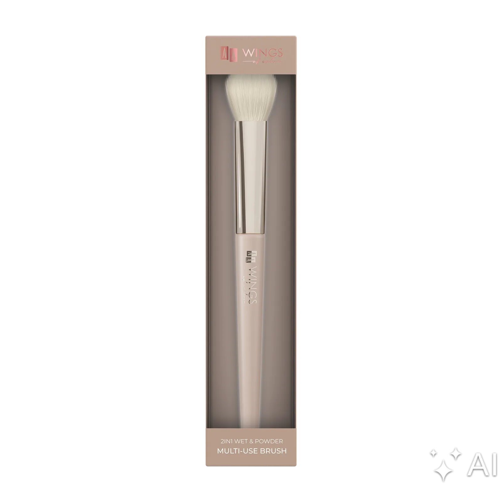AA Wings Of Color Pinceau multifonction pour enlumineur et poudre