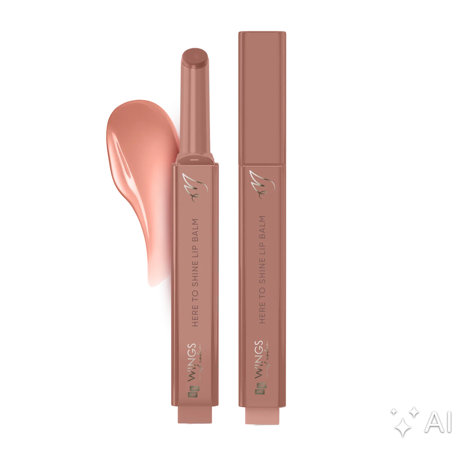 AA Wings Of Color Trust Your Wings Here To Shine Lip Balm Baume brillant pour les lèvres 03 Nude Radiance 2 g