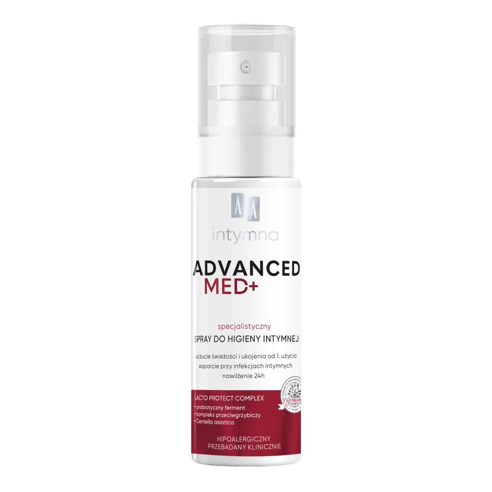 AA Intymna Advanced Med+ Spray spécialisé pour l’hygiène intime 100 ml