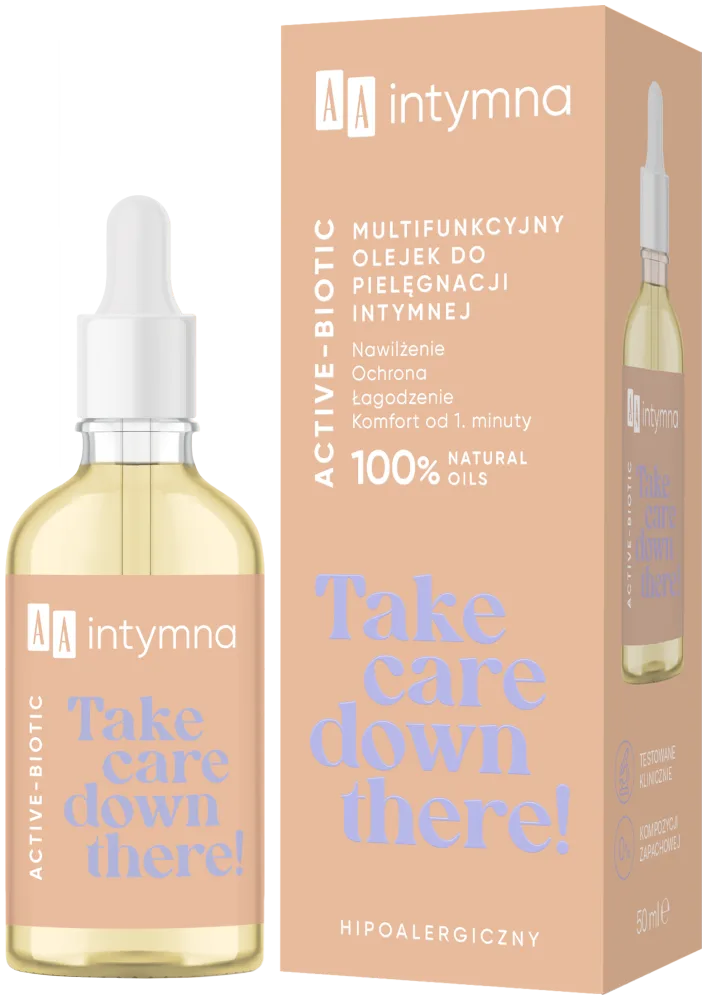 AA Intymna Active-Biotic Huile multifonction pour le soin intime 50 ml