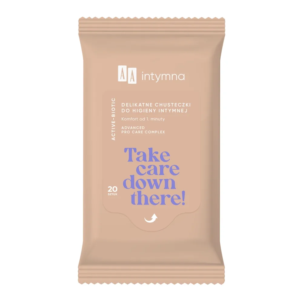 AA Intymna Active Biotic Lingettes pour l’hygiène intime 20 pièces