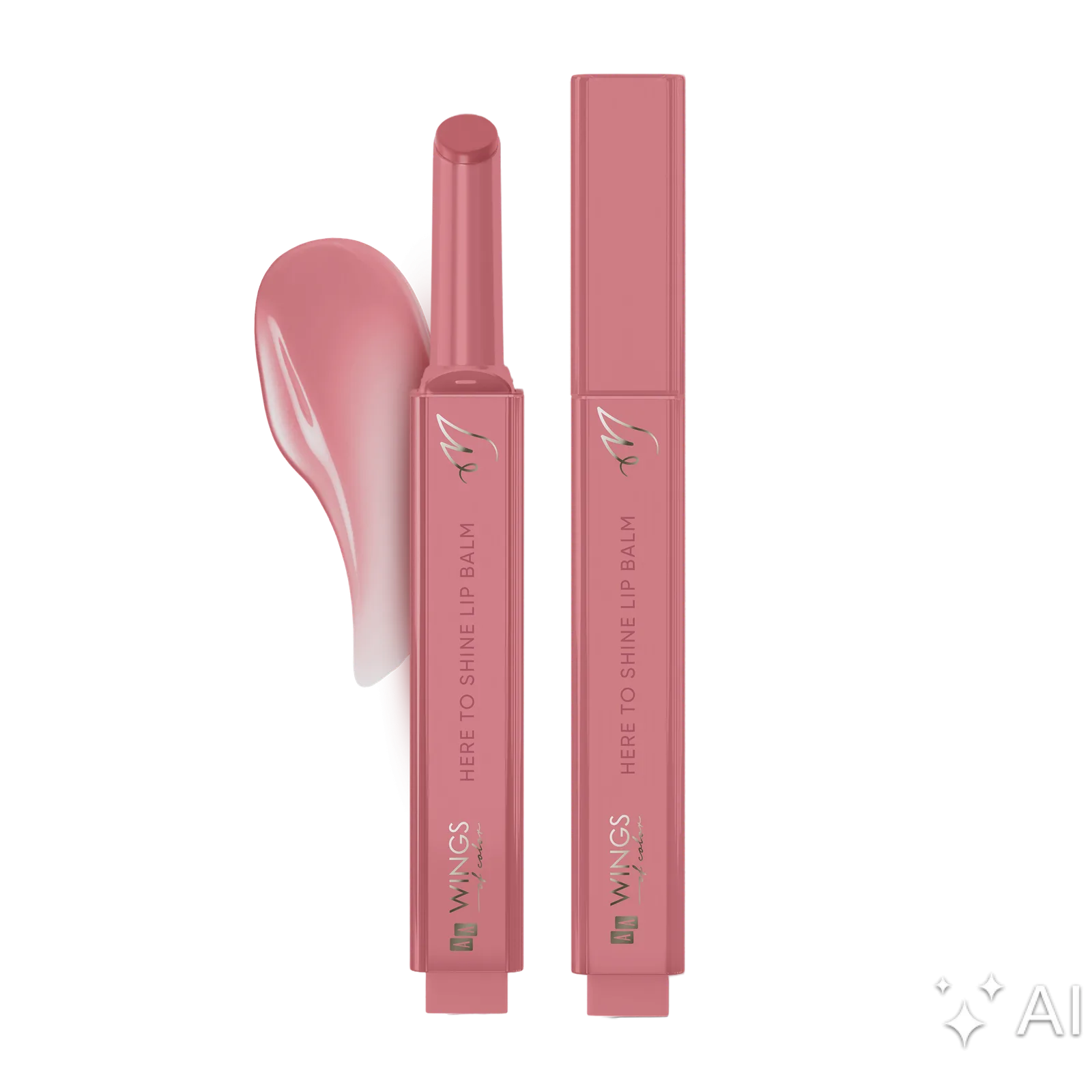 AA Wings Of Color Trust Your Wings Here To Shine Baume à lèvres brillant 01 Pink Confidence 2 g