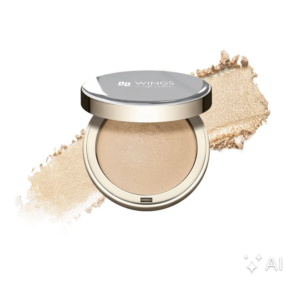 AA Wings of Color Glass Highlighter Enlumineur effet miroir 02 Gold Glow 8 g