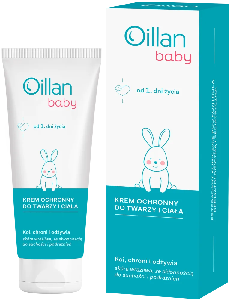 OILLAN Baby Crème protectrice pour le visage et le corps 75 ml