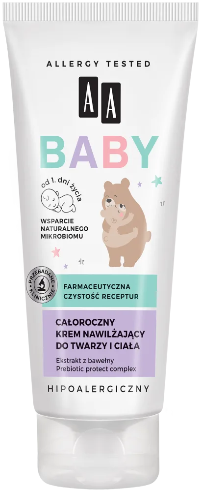 AA BABY Crème hydratante visage et corps toutes saisons 75 ml