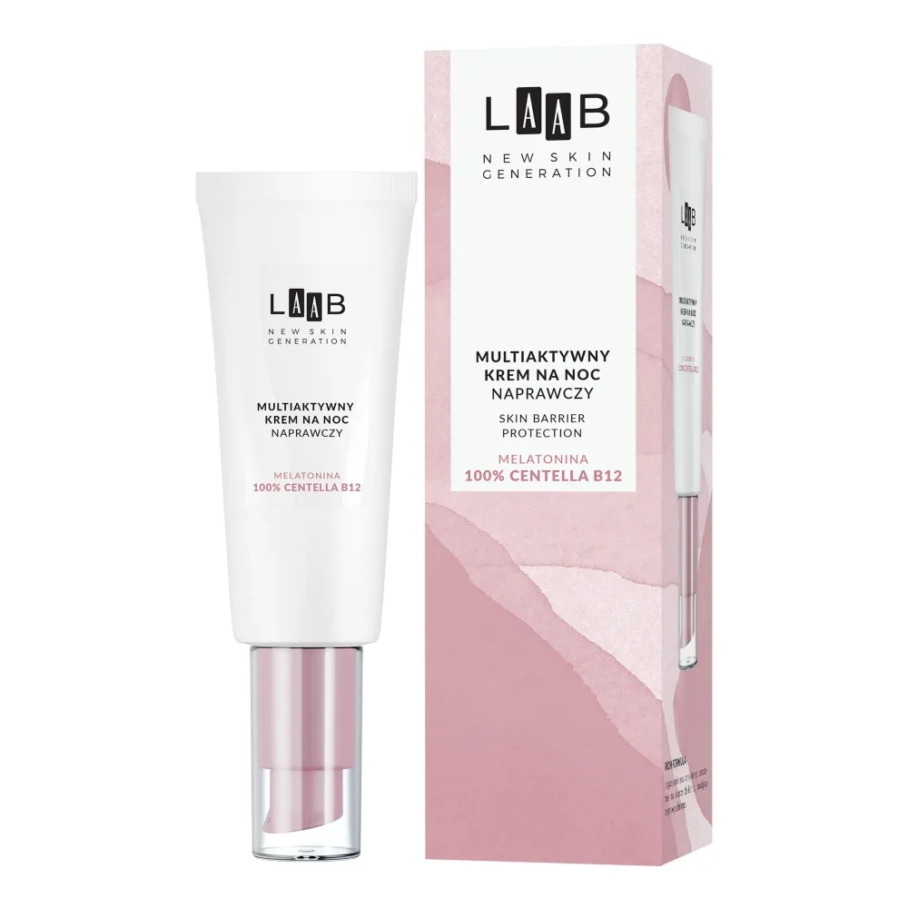 AA LAAB 100% CENTELLA B12 Multiaktywny krem na noc naprawczy 40 ml